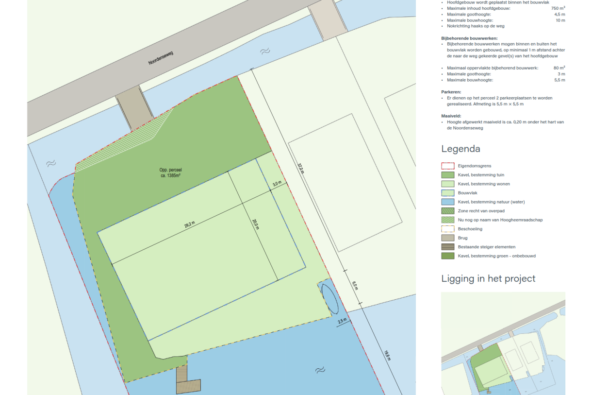 Te Koop: Foto Bouwgrond aan de Bouwkavels Kavel A+B in Nieuwkoop