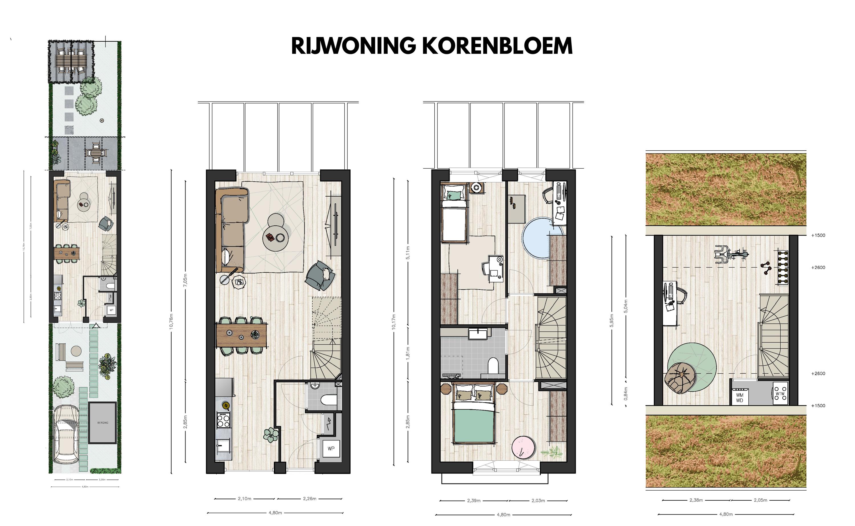 Te Koop: Foto Woonhuis aan de Korenbloem 0 - Tussen in Nieuwveen