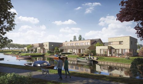 Te : Foto  aan de Leimuiden in Leimuiden