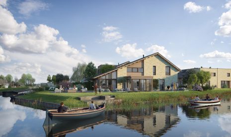 Te : Foto  aan de Leimuiden in Leimuiden