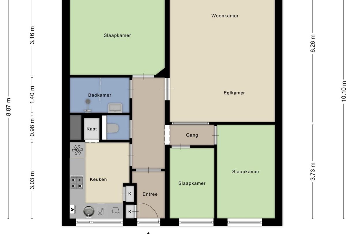 Te koop: Foto Appartement aan de Lisdoddelaan 62 in Krommenie