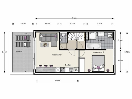 Te huur: Foto Appartement aan de Wolfskuilseweg 54A in Nijmegen