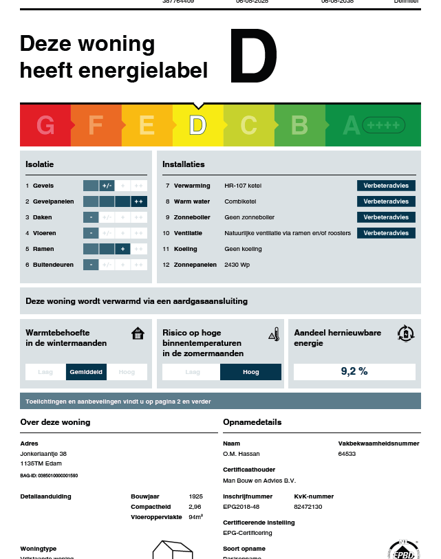Te koop: Foto Woonhuis aan de Jonkerlaantje 38 in Edam