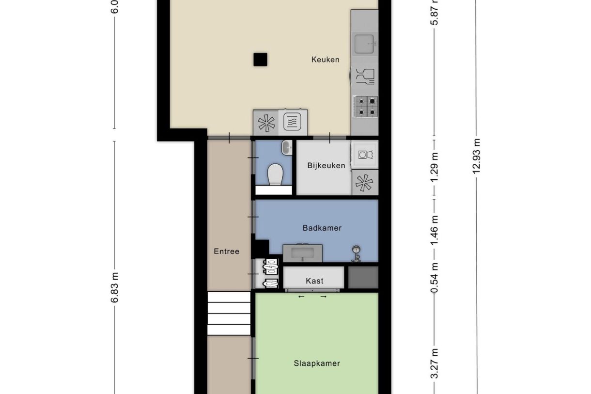 Te koop: Foto Appartement aan de Westzijde 40B in Zaandam