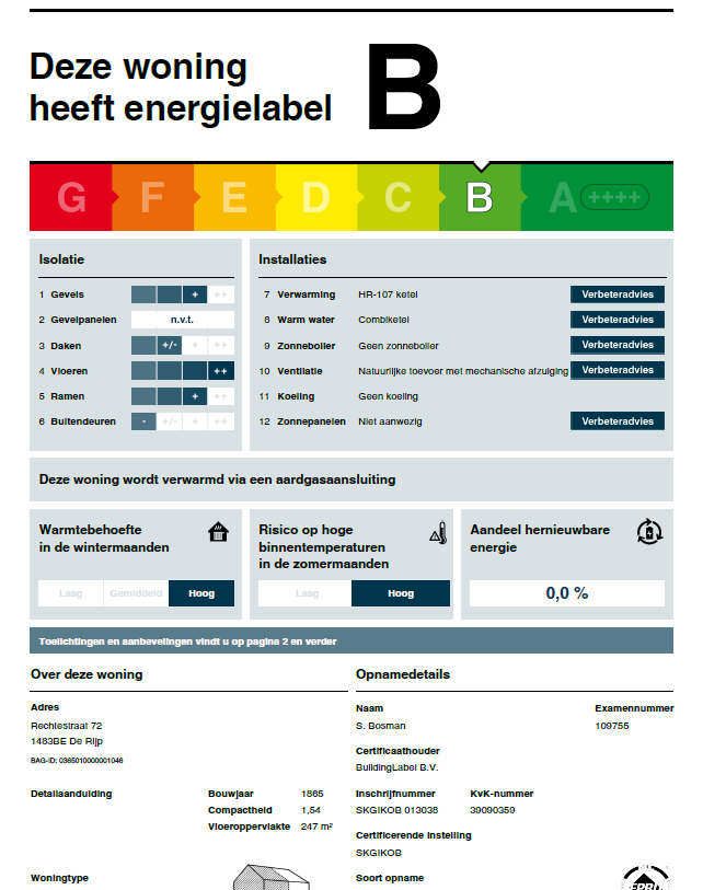 Te koop: Foto Woonhuis aan de Rechtestraat 72 in De Rijp