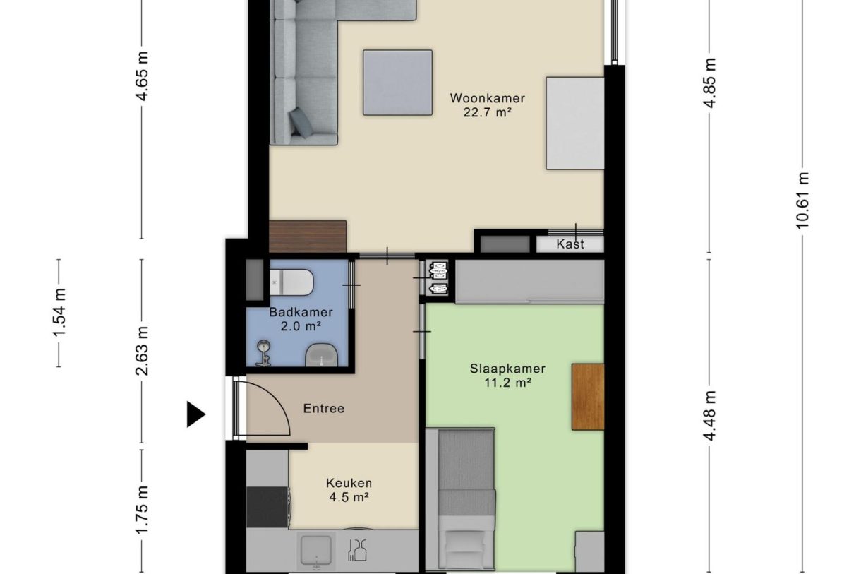 Te koop: Foto Appartement aan de De Goeijenlaan 56 in Arnhem