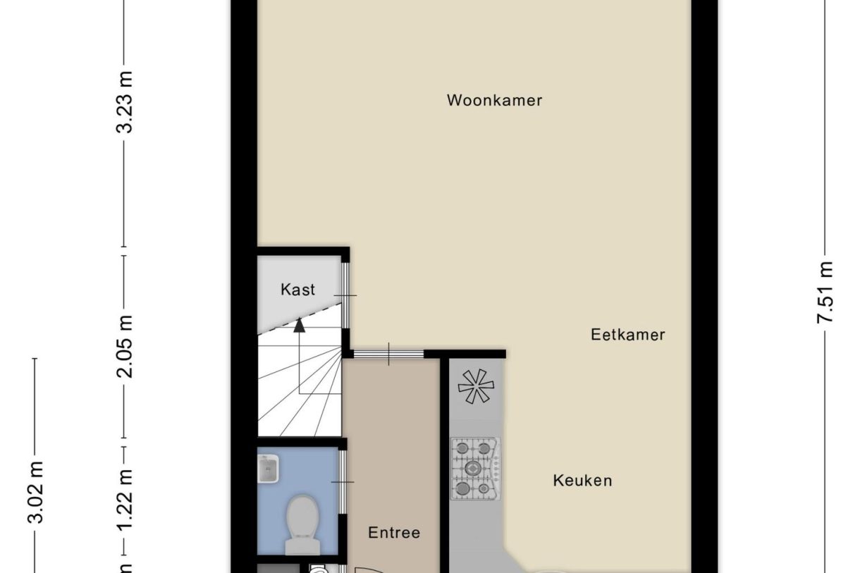 Te koop: Foto Woonhuis aan de Nieuwendamstraat 3 in Zaandam