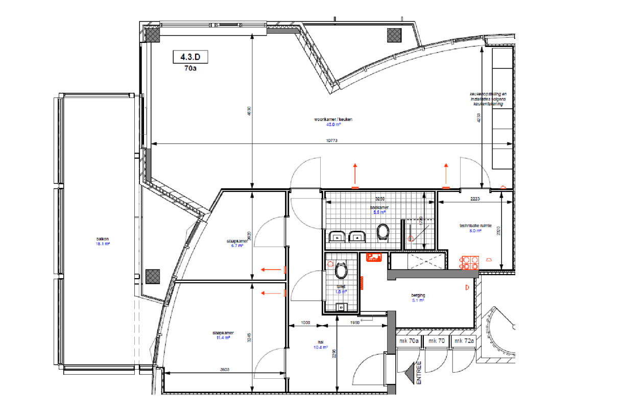 Te huur: Foto Appartement aan de Binnen Parallelweg 70A in Helmond