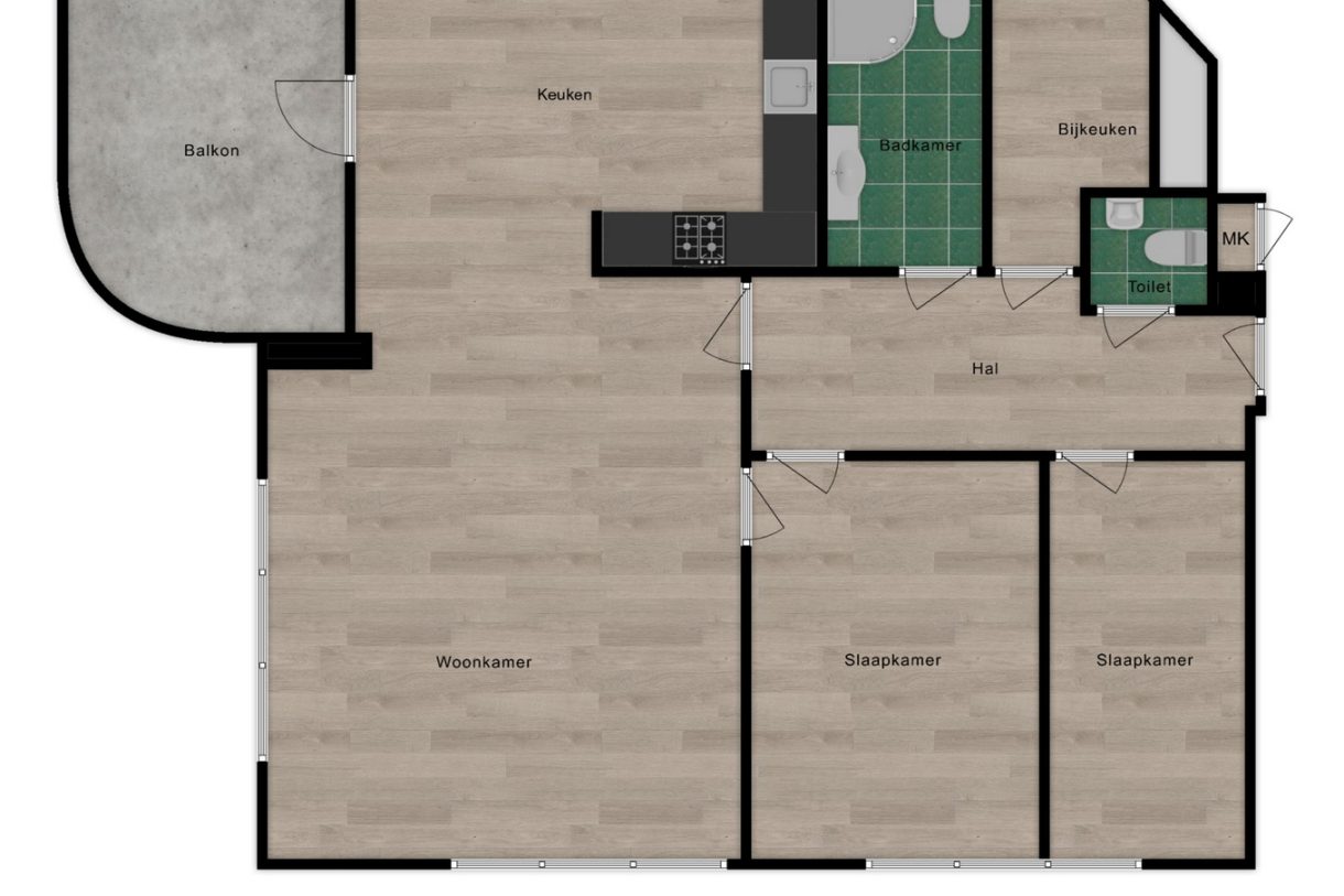 Te koop: Foto Appartement aan de Lindenlaan 50 in Hoogezand