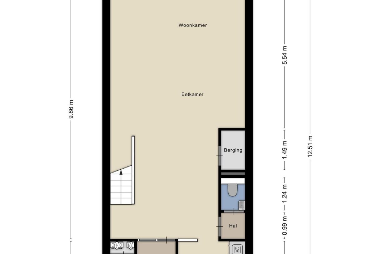 Te koop: Foto Appartement aan de De Helling 50 in Zaandam