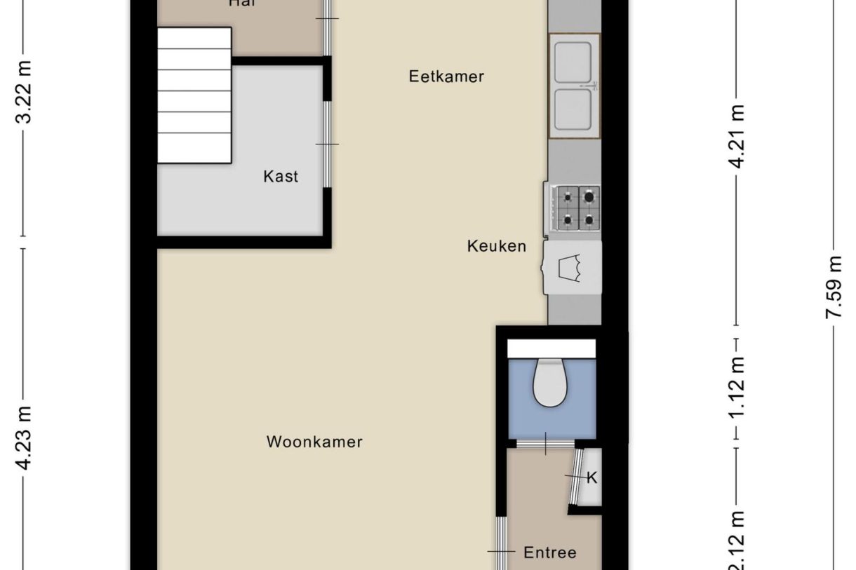 Te koop: Foto Woonhuis aan de Transvaalstraat 43 in Wormerveer