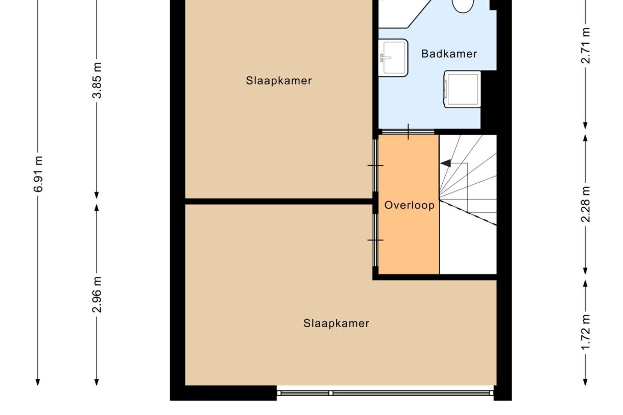 Te huur: Foto Appartement aan de Heiligeweg 91C in Krommenie
