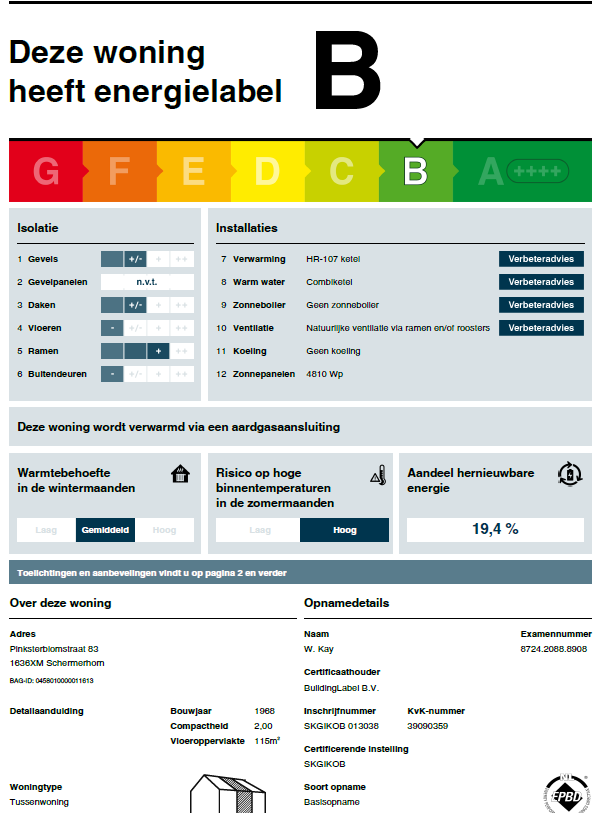 Te koop: Foto Woonhuis aan de Pinksterblomstraat 83 in Schermerhorn