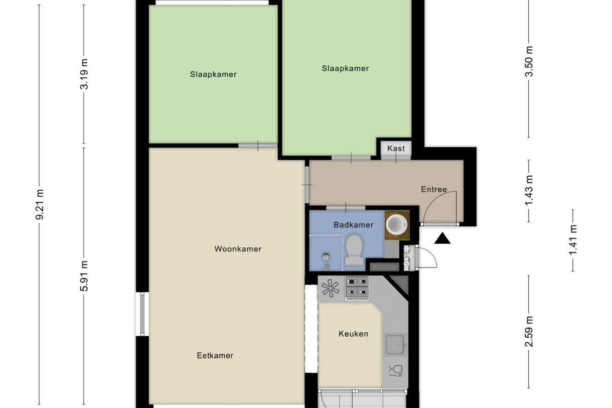 Te koop: Foto Appartement aan de Merelstraat 60 in Wormerveer