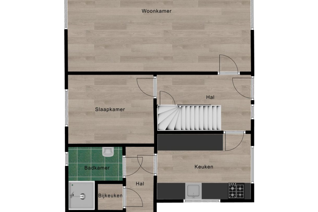 Te koop: Foto Woonhuis aan de Parkstraat 5 in Sappemeer