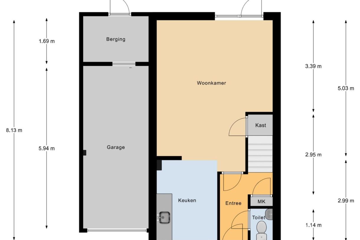 Te koop: Foto Woonhuis aan de Konijnenpad 1 in Zaandam