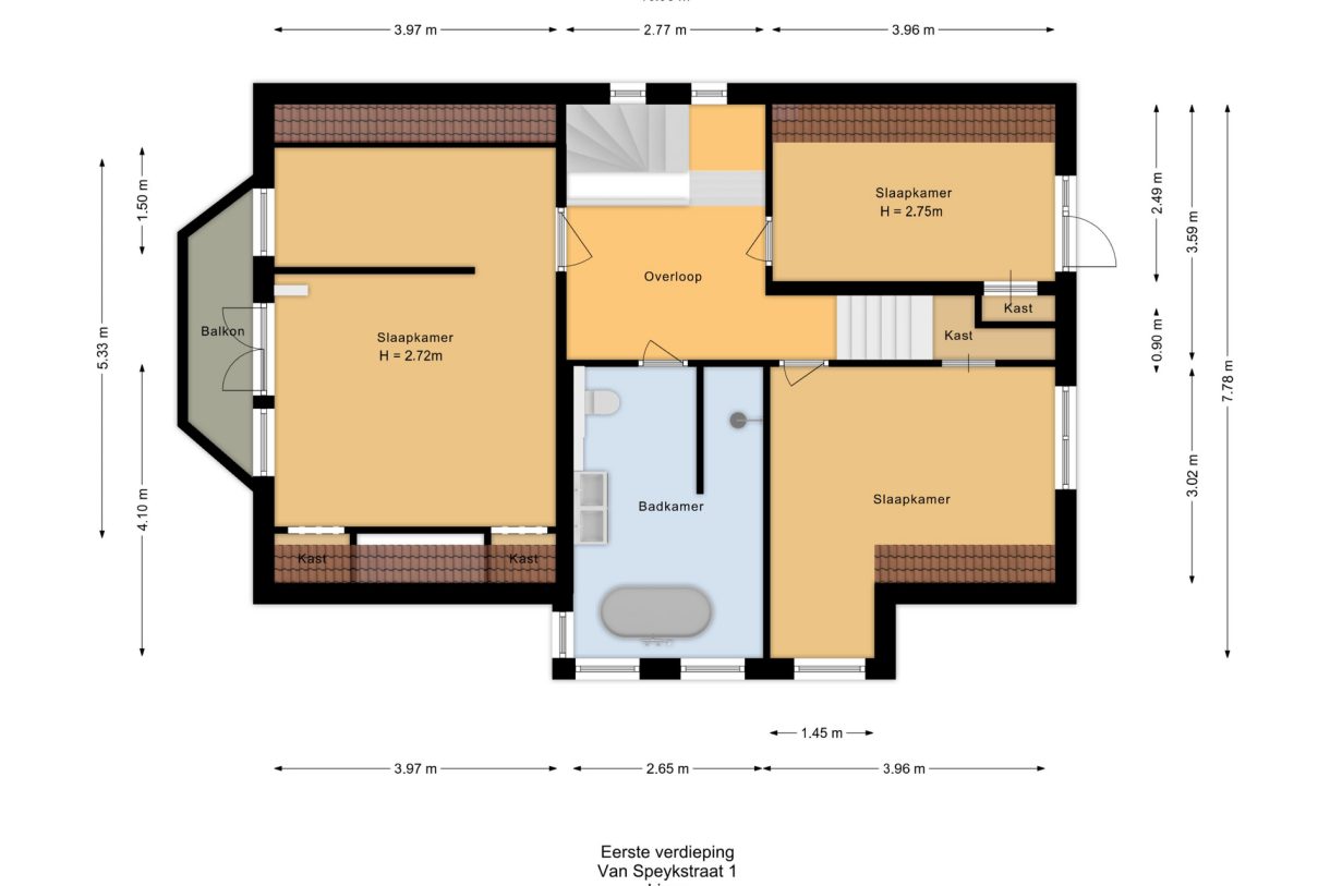 Te koop: Foto Woonhuis aan de van Speykstraat 1 in Lisse