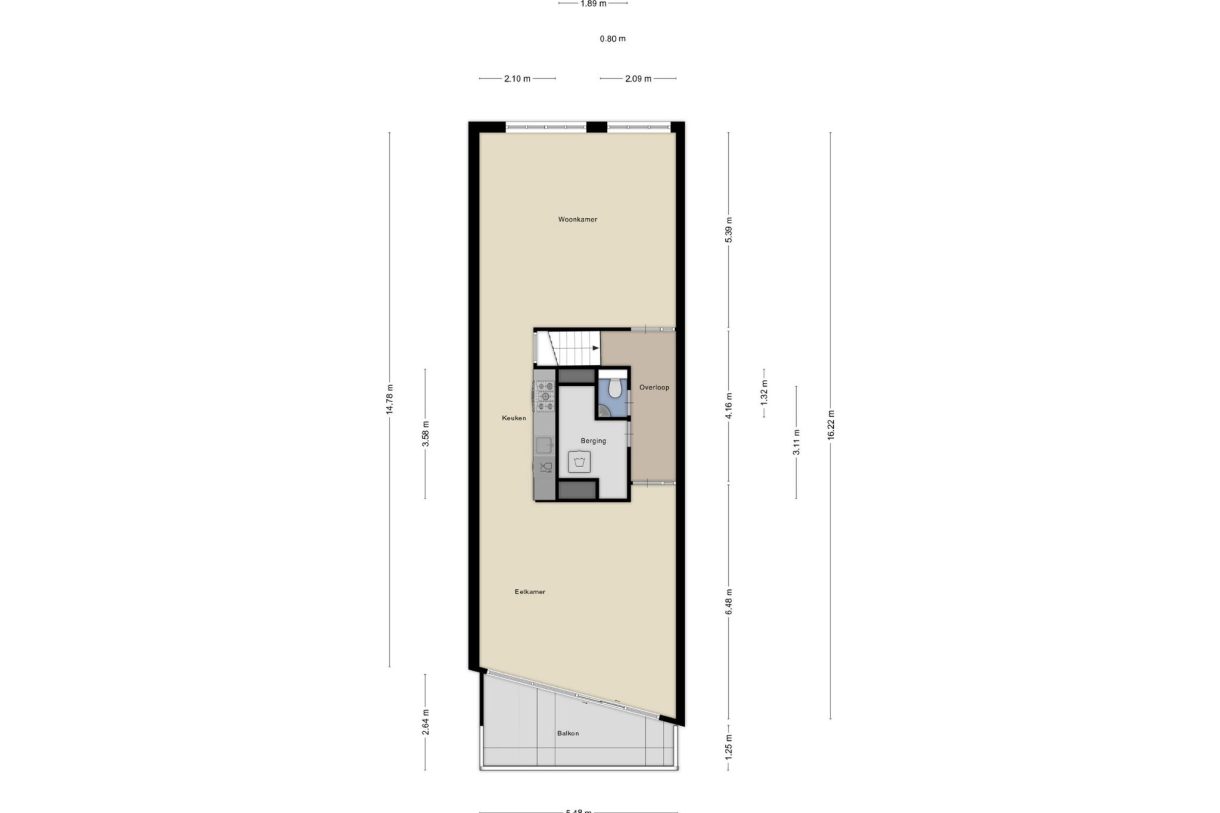 Te koop: Foto Appartement aan de Justpier 104 in Zaandam