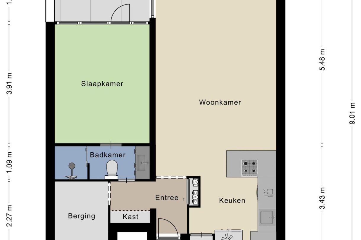 Te koop: Foto Appartement aan de Hennepad 38 in Wormerveer