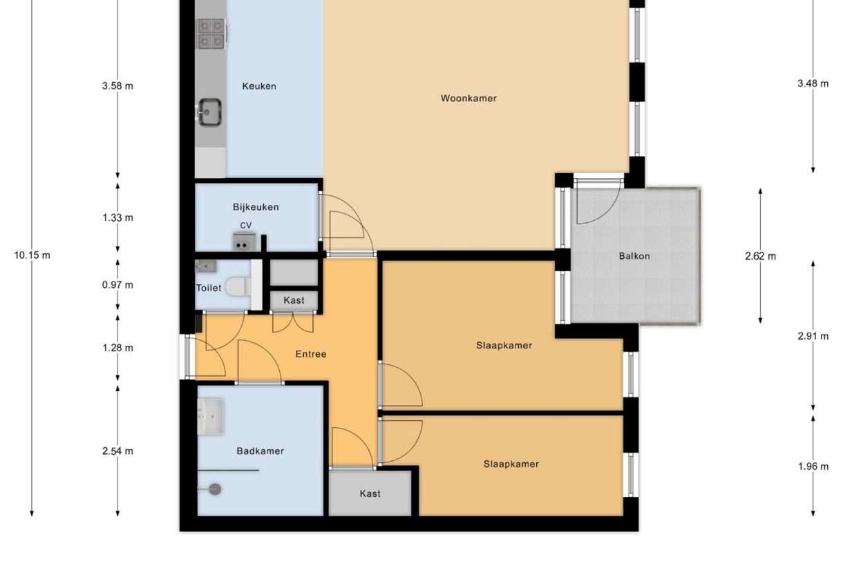 Te koop: Foto Appartement aan de Smidspad 9 in Zaandam