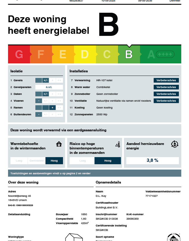 Te koop: Foto Woonhuis aan de Noorddijkerweg 45 in Ursem