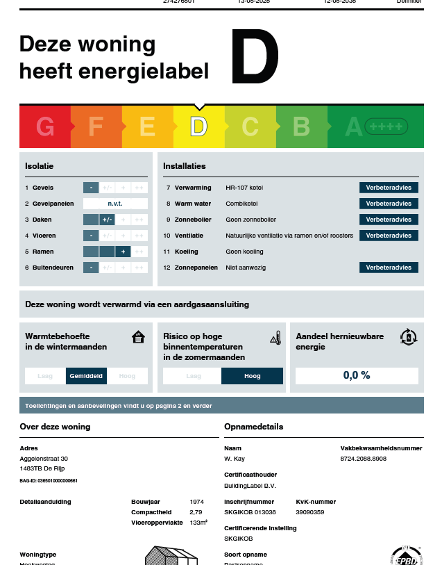 Te koop: Foto Woonhuis aan de Aggelenstraat 30 in De Rijp
