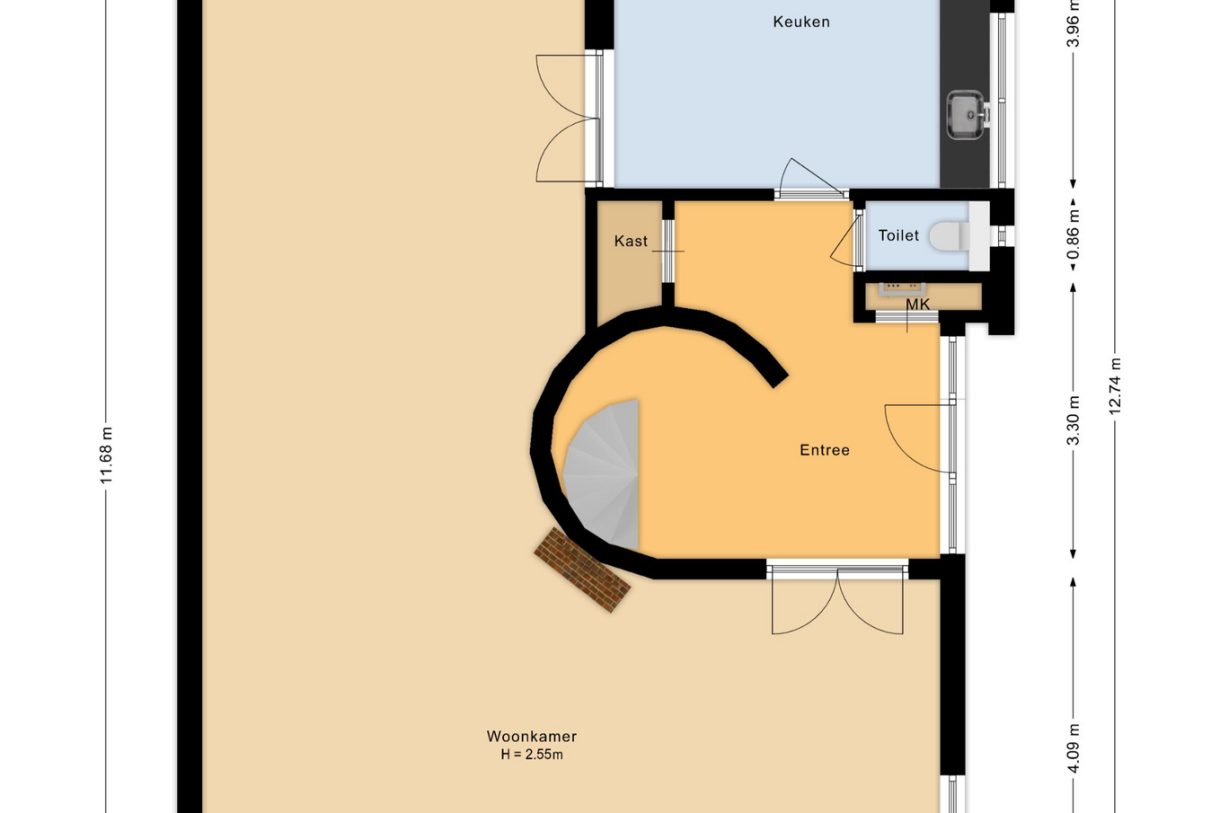 Te koop: Foto Woonhuis aan de Langevaart 28A in Rijnsburg