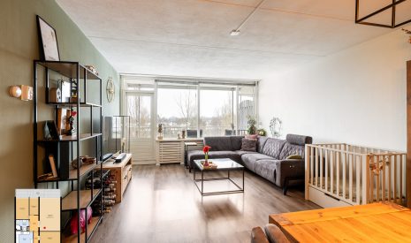Te koop: Foto Appartement aan de Bachplein 504 in Schiedam