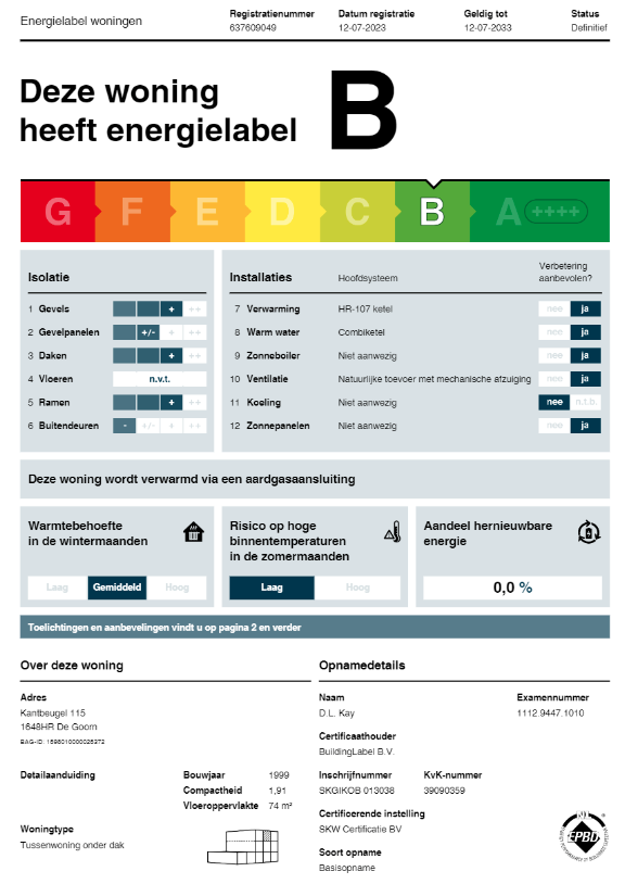 Te koop: Foto Appartement aan de Kantbeugel 115 in De Goorn
