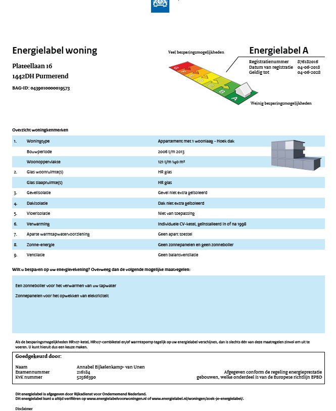 Te koop: Foto Appartement aan de Plateellaan 16 in Purmerend
