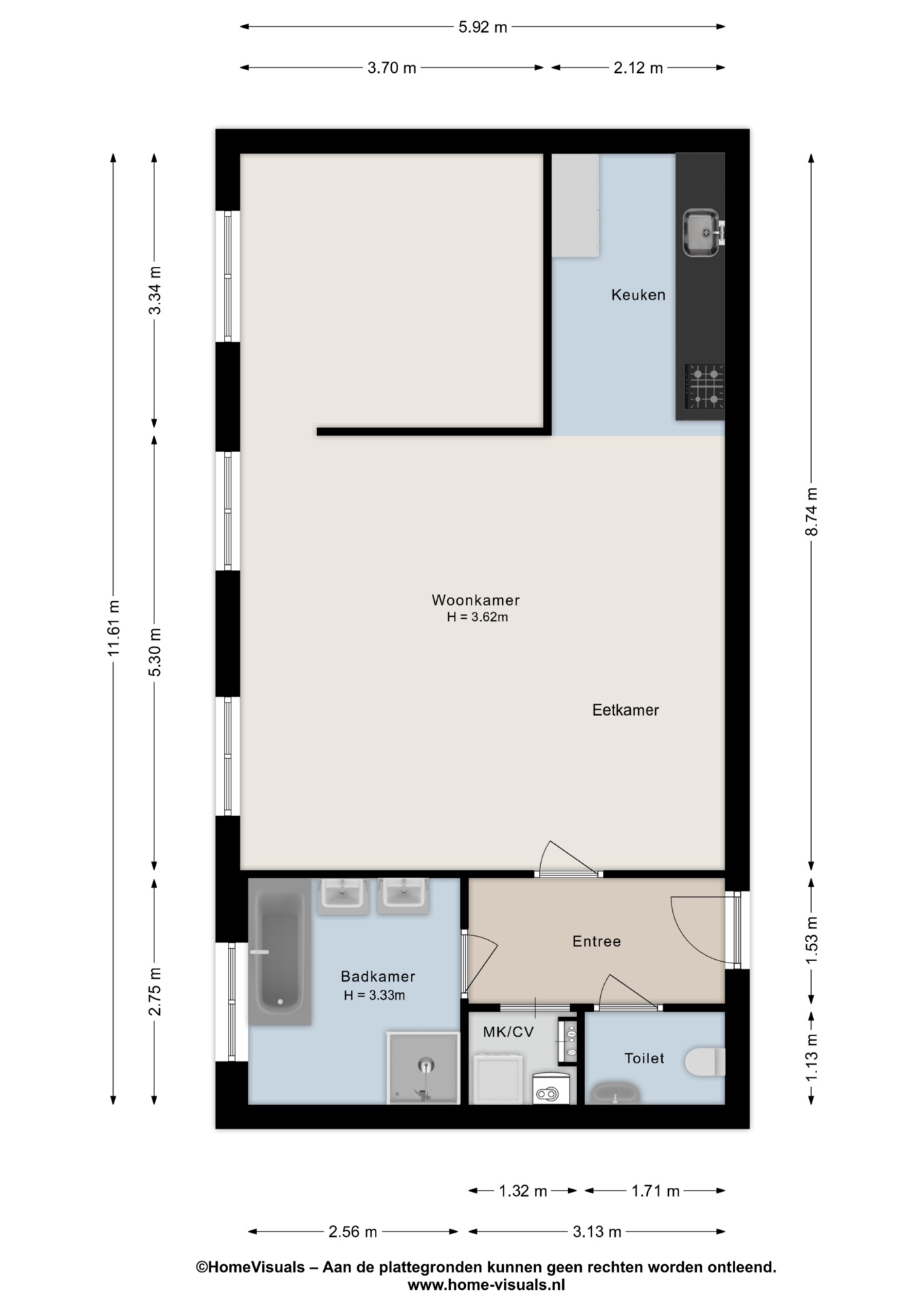 Te koop: Foto Appartement aan de Blijmarkt 12C in Zwolle
