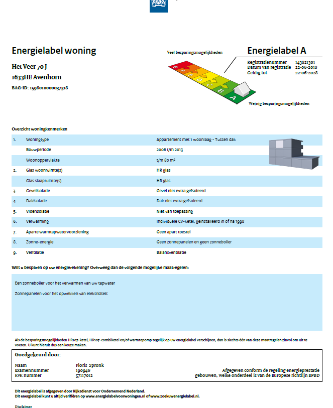 Te koop: Foto Appartement aan de Het Veer 70J in Avenhorn