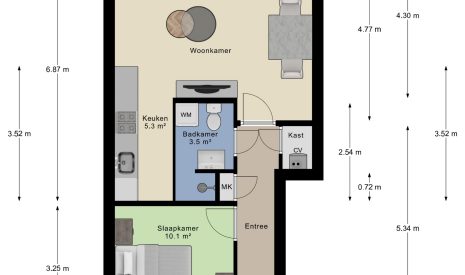 Te koop: Foto Appartement aan de Kroonse Wal 39 in Arnhem