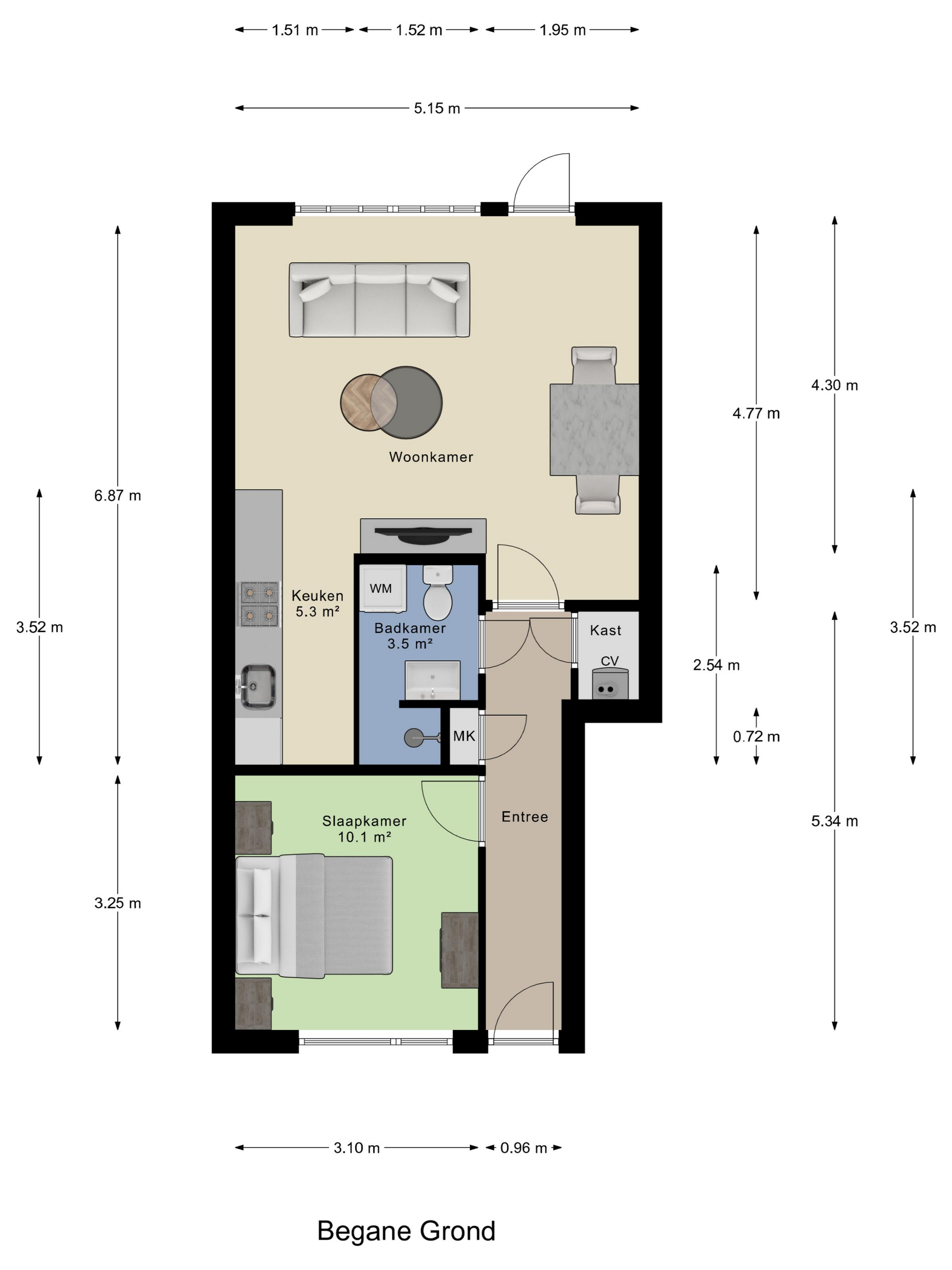 Te koop: Foto Appartement aan de Kroonse Wal 39 in Arnhem